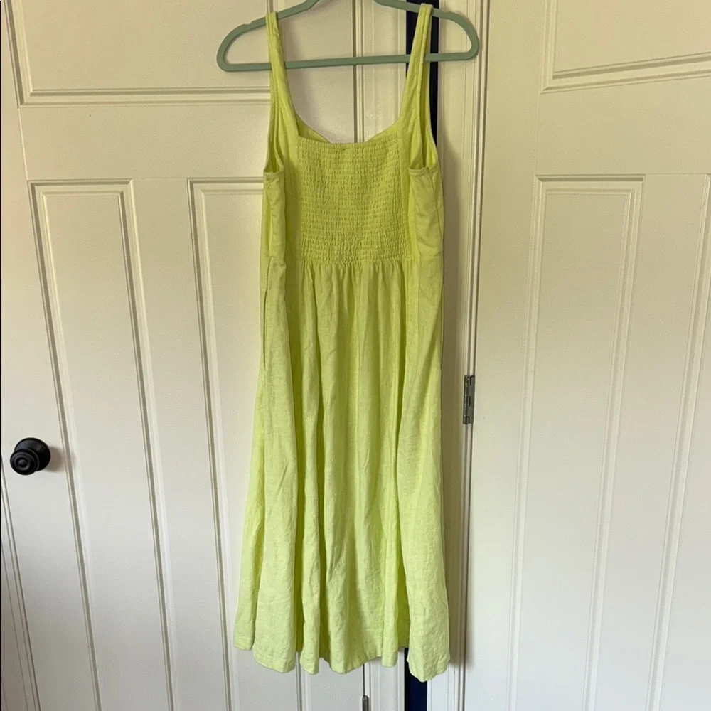 Bright Yellow/Green Spring Dress - Picture 2 of 3